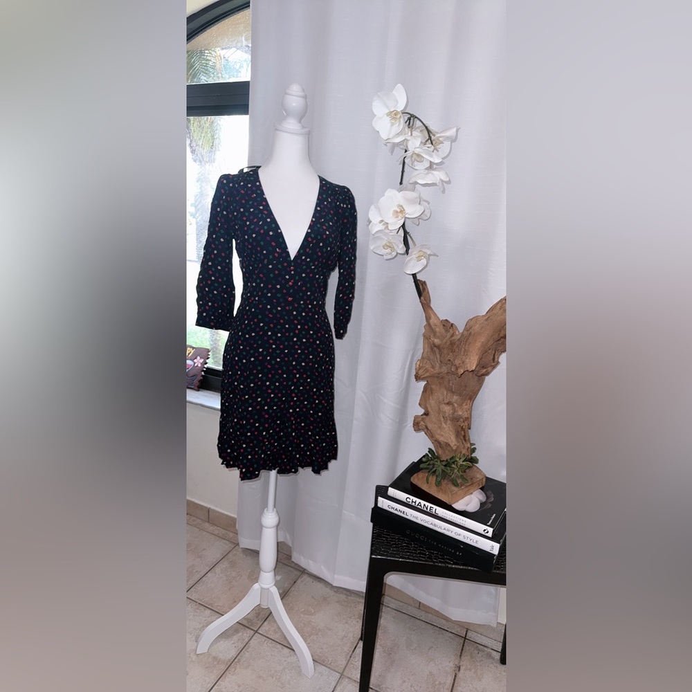 Mar Jacob’s Dress Navy Polka Dots